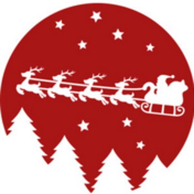 Santa Christmas Vinyl Decal Sticker - image1